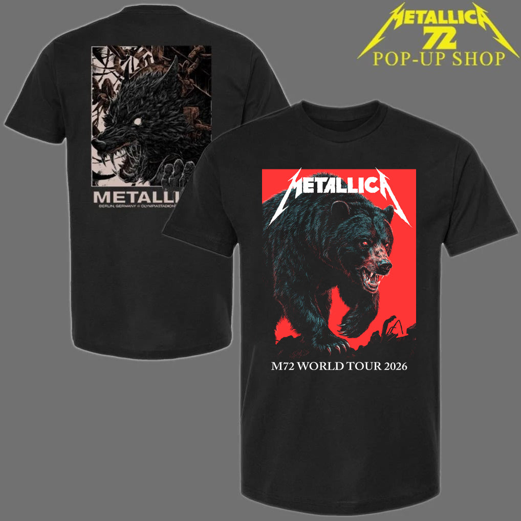 Metallica M72 Berlin Germany World Tour Mai 30, 2026 Two-Night T-Shirt