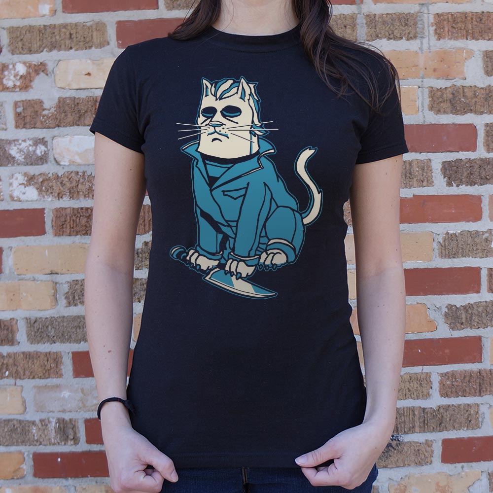 Michael Meowers Masked Killer Cat with Knife
