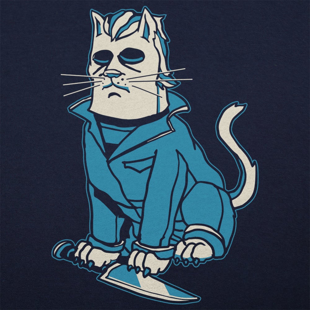 Michael Meowers Masked Killer Cat with Knife