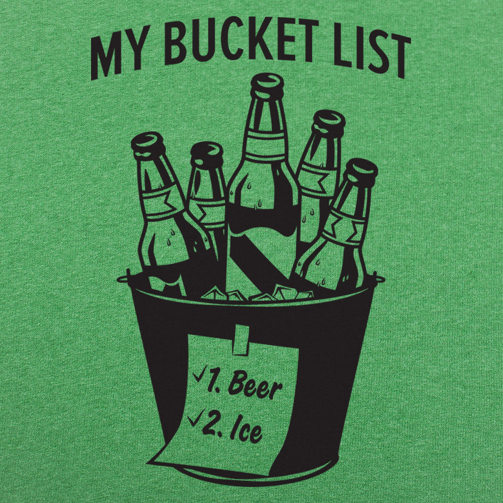 My Bucket List Beer Bottles on Ice Checklist