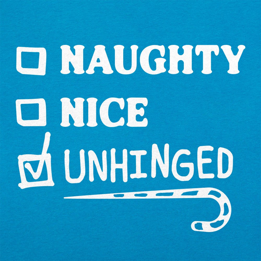 Naughty Nice Unhinged Christmas Checklist