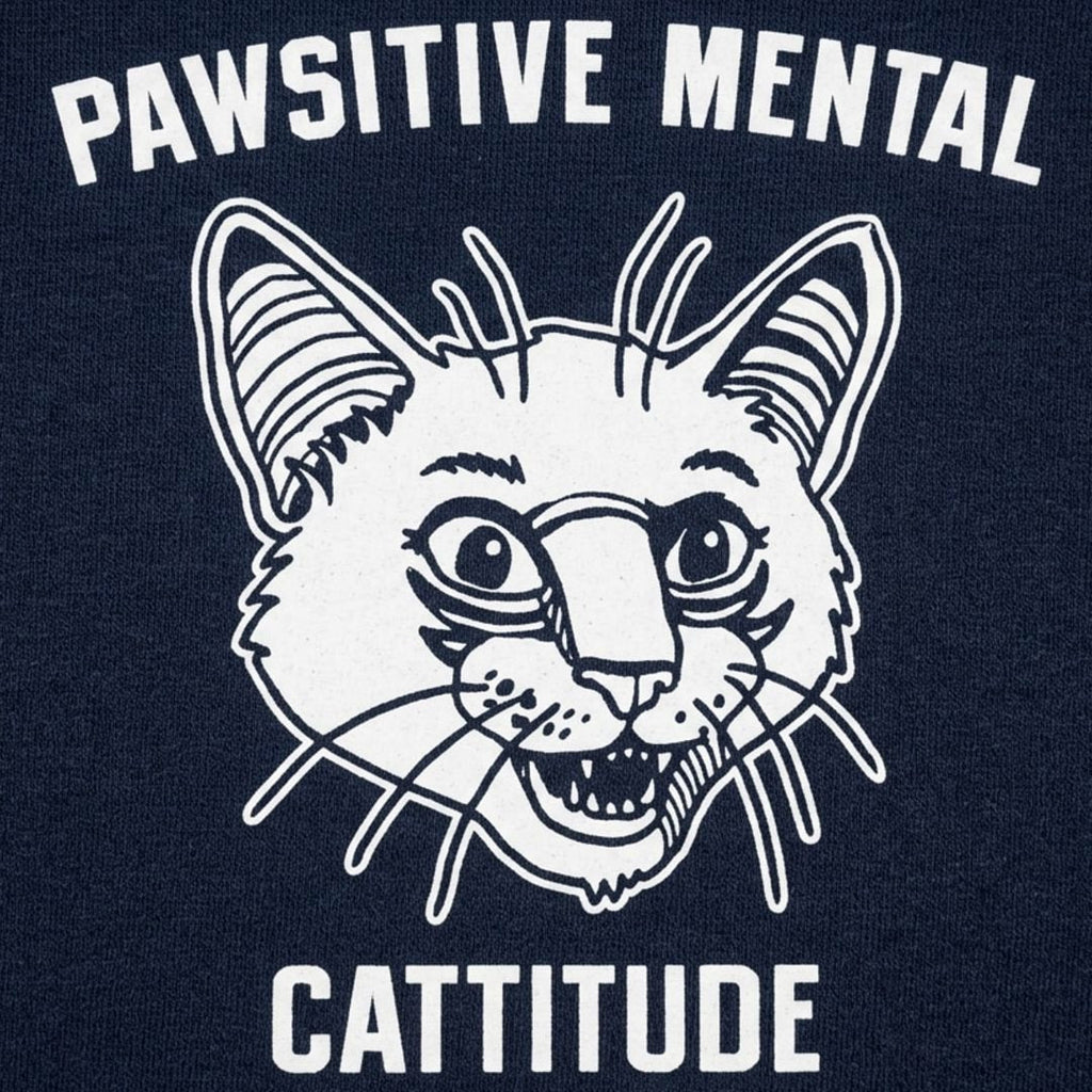 Pawsitive Mental Cattitude Wild Eyed Cat Face