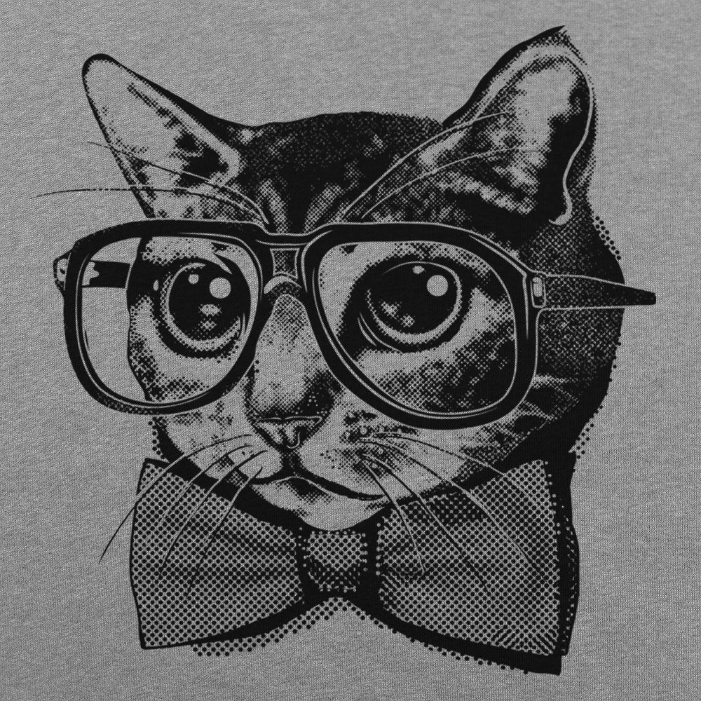 Nerd Cat Graphic