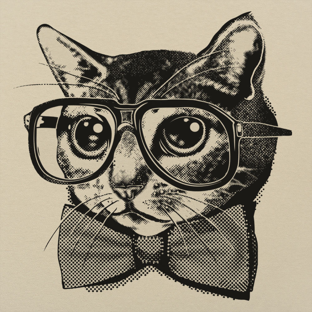 Nerd Cat Graphic