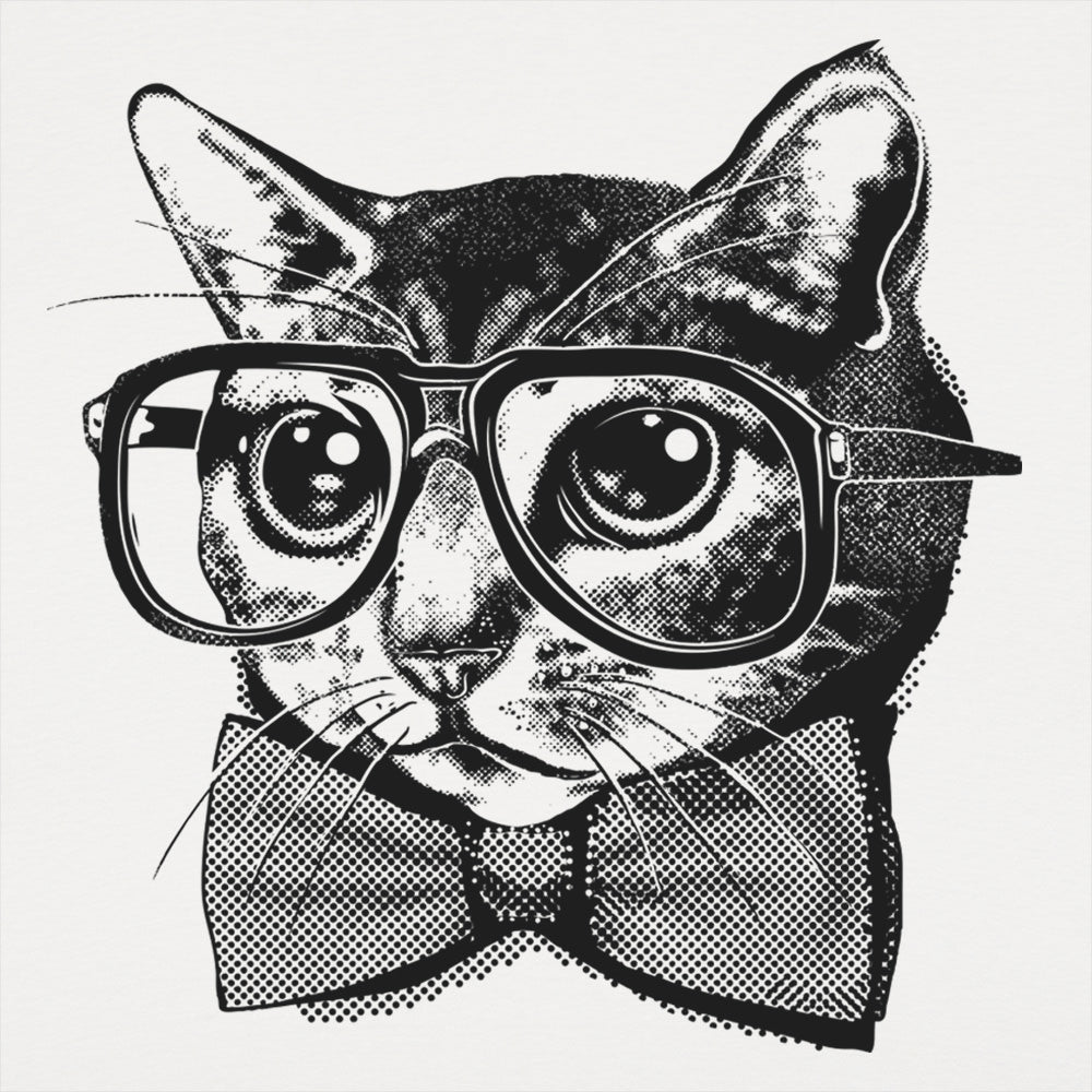 Nerd Cat Graphic