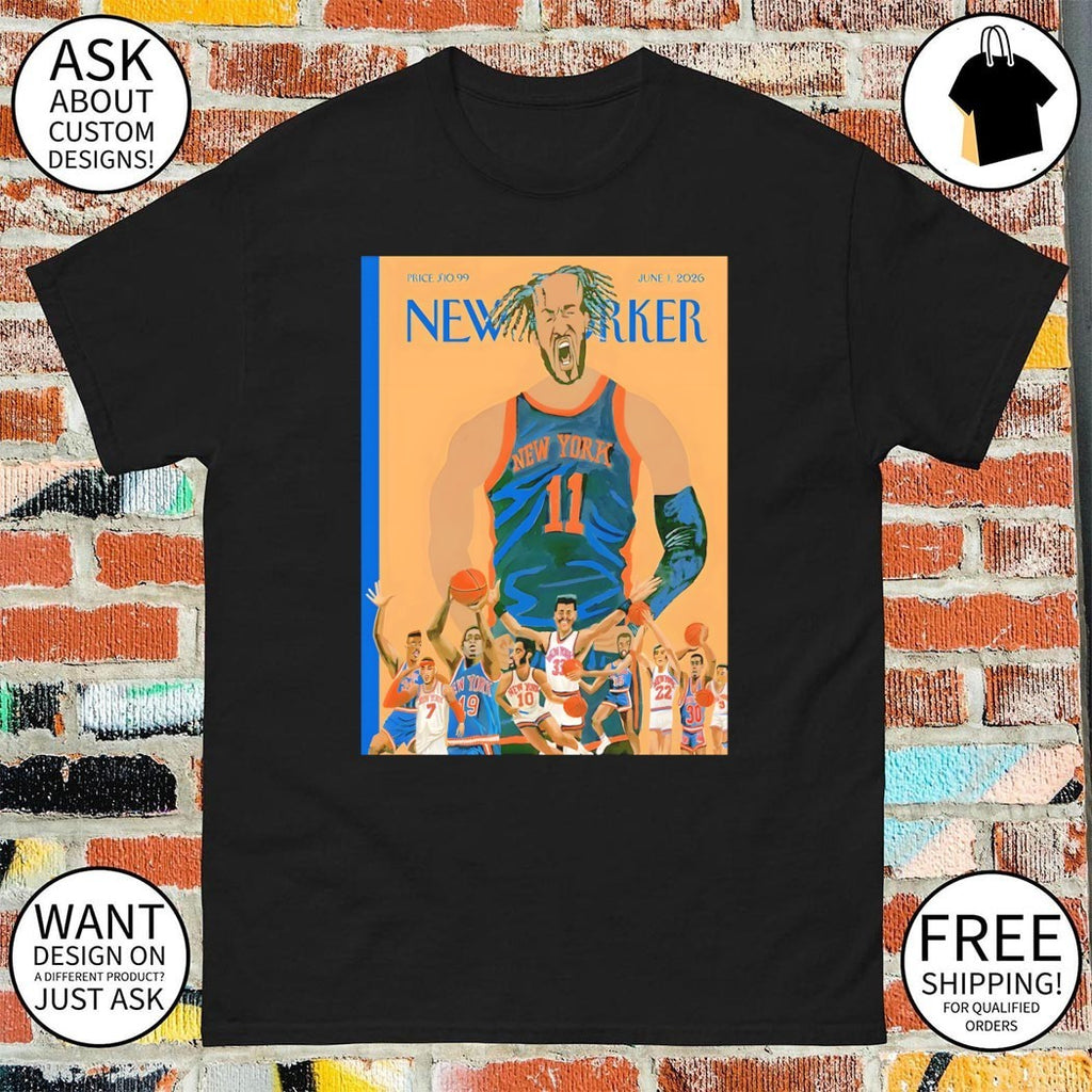 NY Knicks Poster The New Yorker Magazine Cover June 2026 shirt