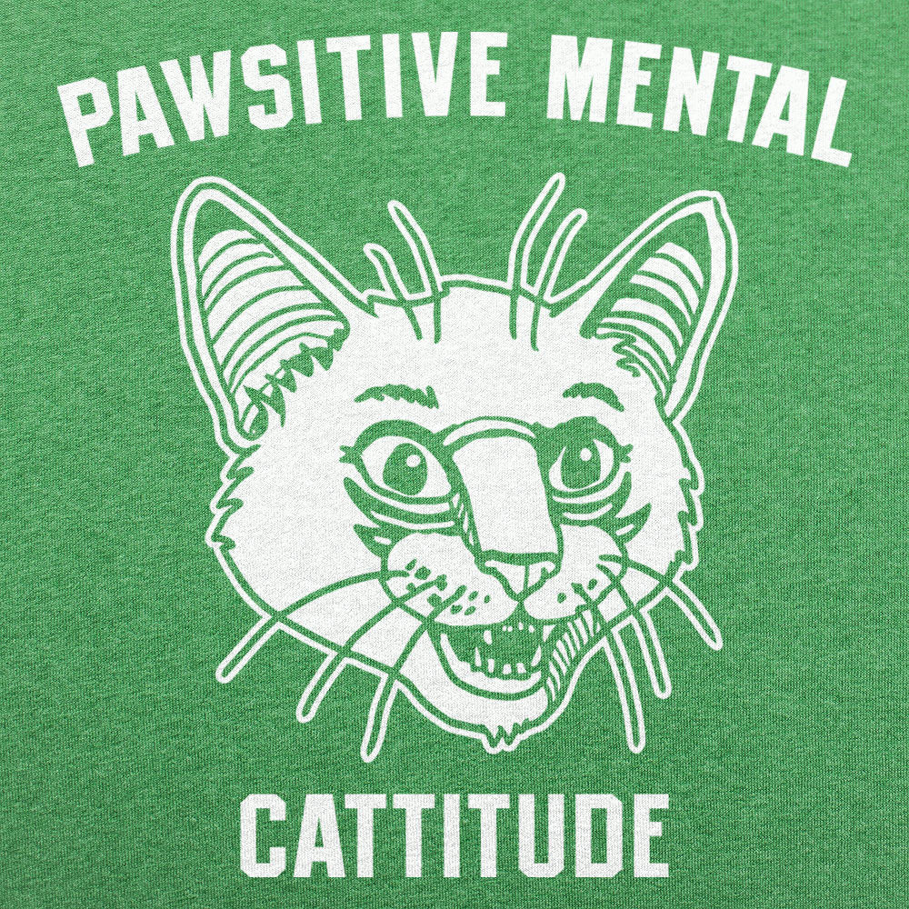 Pawsitive Mental Cattitude Wild Eyed Cat Face