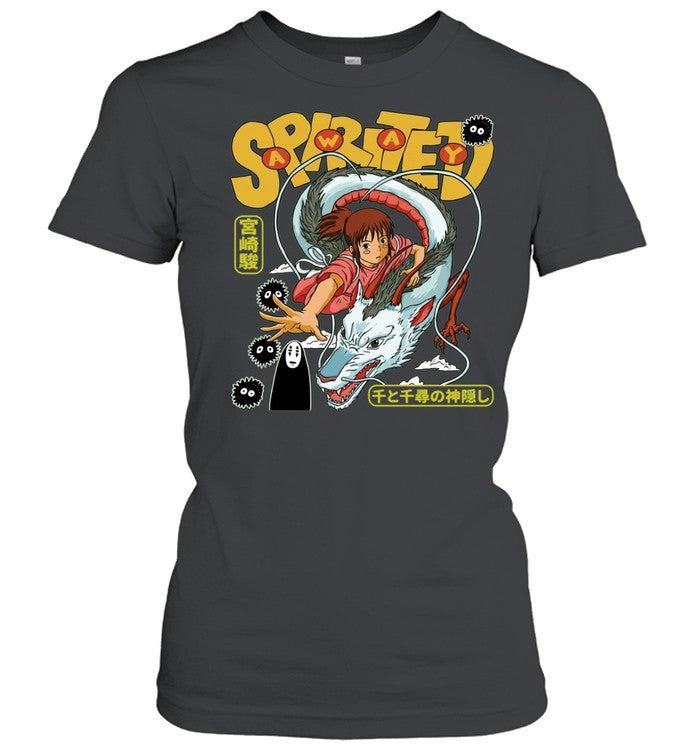 Chihiro and Haku Spirited Away Miyazaki Sen to Chihiro no Kamikakushi Shirt