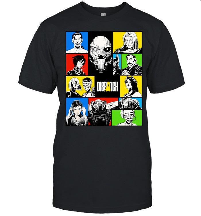 Dispatch Overwatch Hero Ensemble Characters Blizzard Entertainment Video Game Shirt