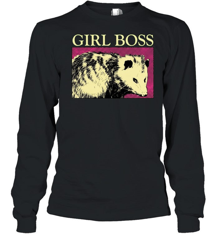 Opossum animal girl boss Shirt