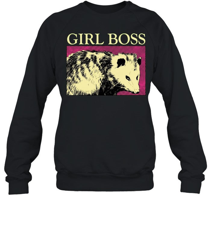 Opossum animal girl boss Shirt