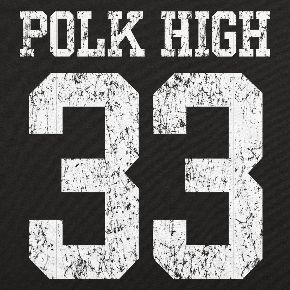 Polk High Panthers Number 33 Football Jersey Design