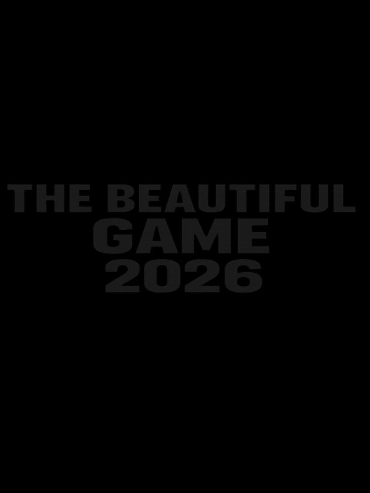 The Beautiful Game 2026 Minimalist Football T-Shirt by ArthUpscale