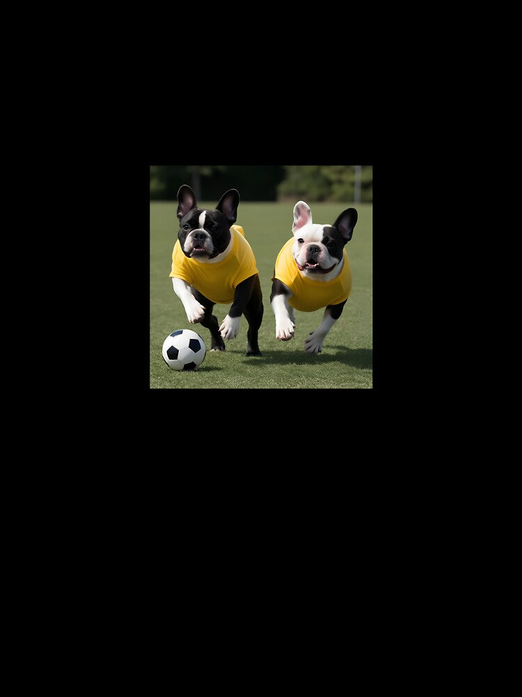 French Bulldogs love football too! Soccer and Dog Lovers - Leeds United - Any dog, any colour by Humour House Designs