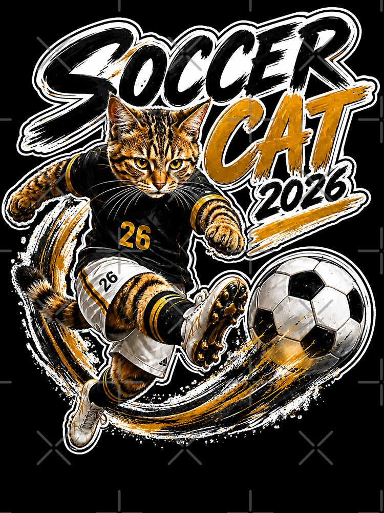 Soccer Cat 2026 Action Kick by yasmh