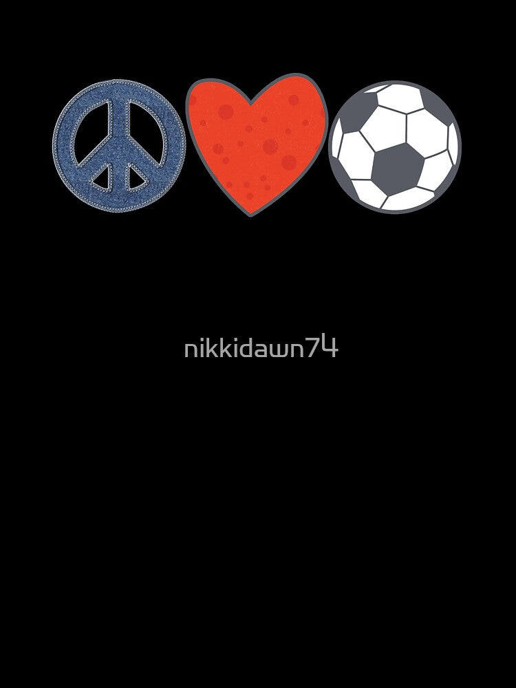Peace Love Soccer product by nikkidawn74