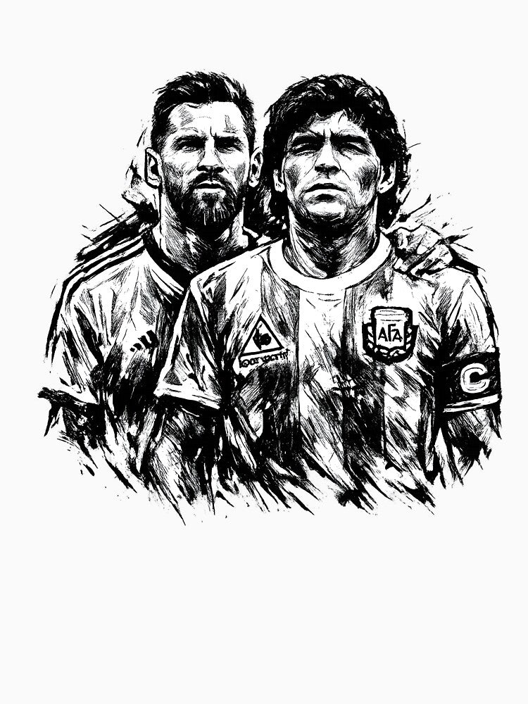 Messi & Maradona – Eternal Legacy by KawaiiOrbit