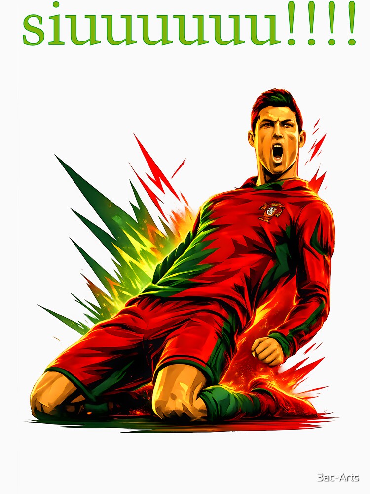 Portugal Football Legend Cristiano Ronaldo Art Print | Portuguese Soccer Artwork | CR7 Inspired Poster by 3ac-Arts