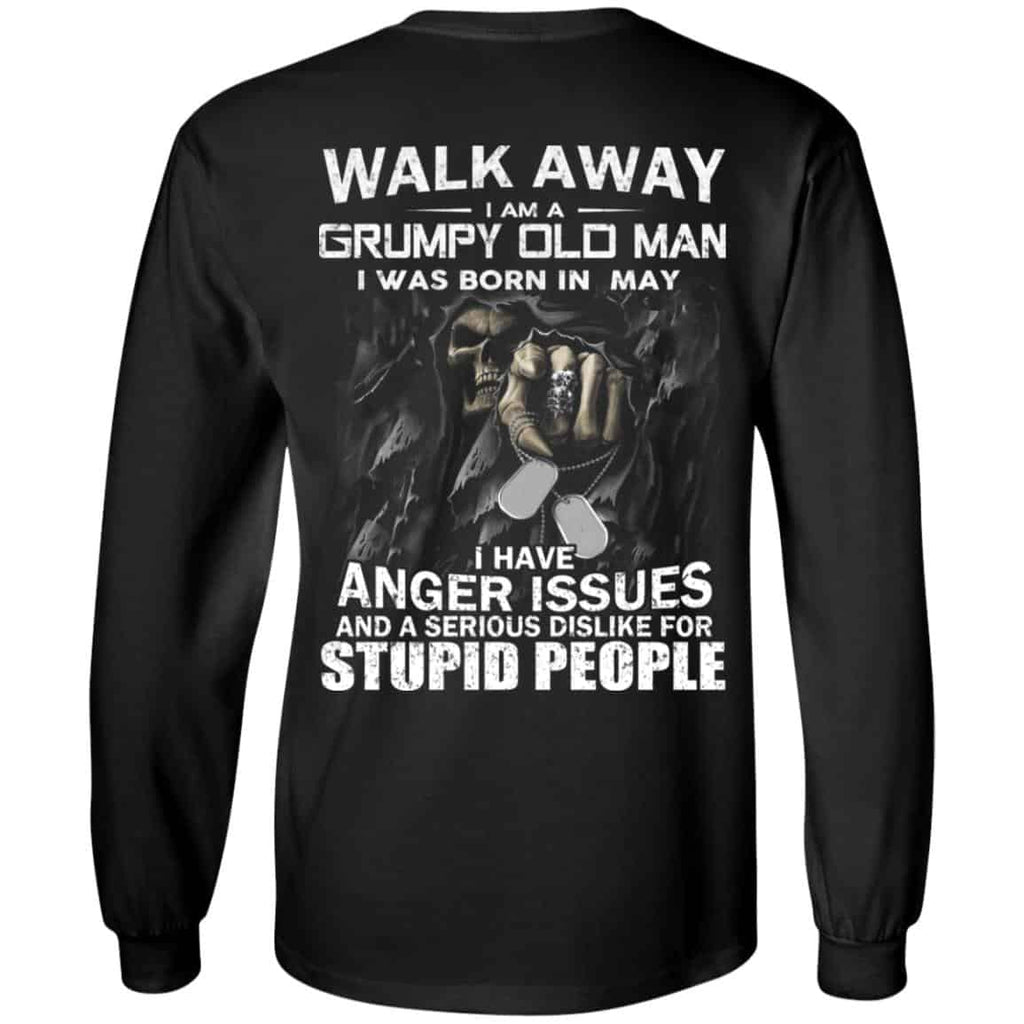 I Am A Grumpy Old Man I Was Born In May Shirt, Hoodie, Tank
