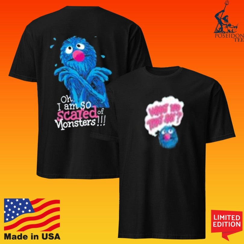 Retrokid Oh I am So Scared of Monsters T-shirt