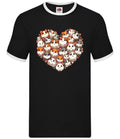 Hamster Love Heart Cute - Mens Ringer - Cute Pet Hamsters Love Pets