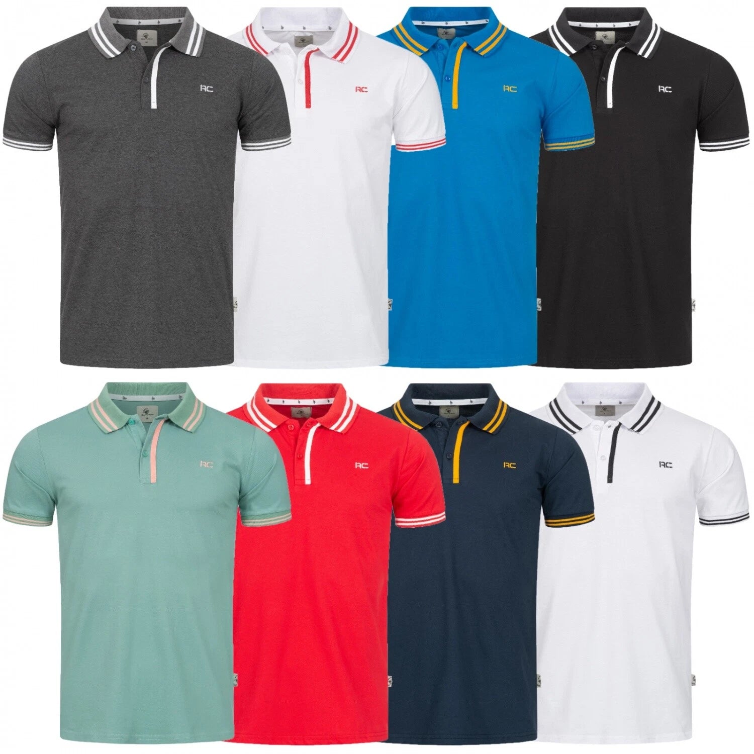 Men's T-Shirt Polo Shirt TShirt Men's Shirt Basic Summer Polo Collar H-283 S-5XL