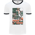 Urban Victim Motorcycle Motorbike Biker Mens Ringer T-Shirt