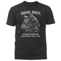 Funny Bigfoot Camping Bring Mist Sasquatch Beer T-shirt
