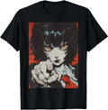 Anime Goth  Aesthetic Dark Grunge Gothic Waifu T-Shirt