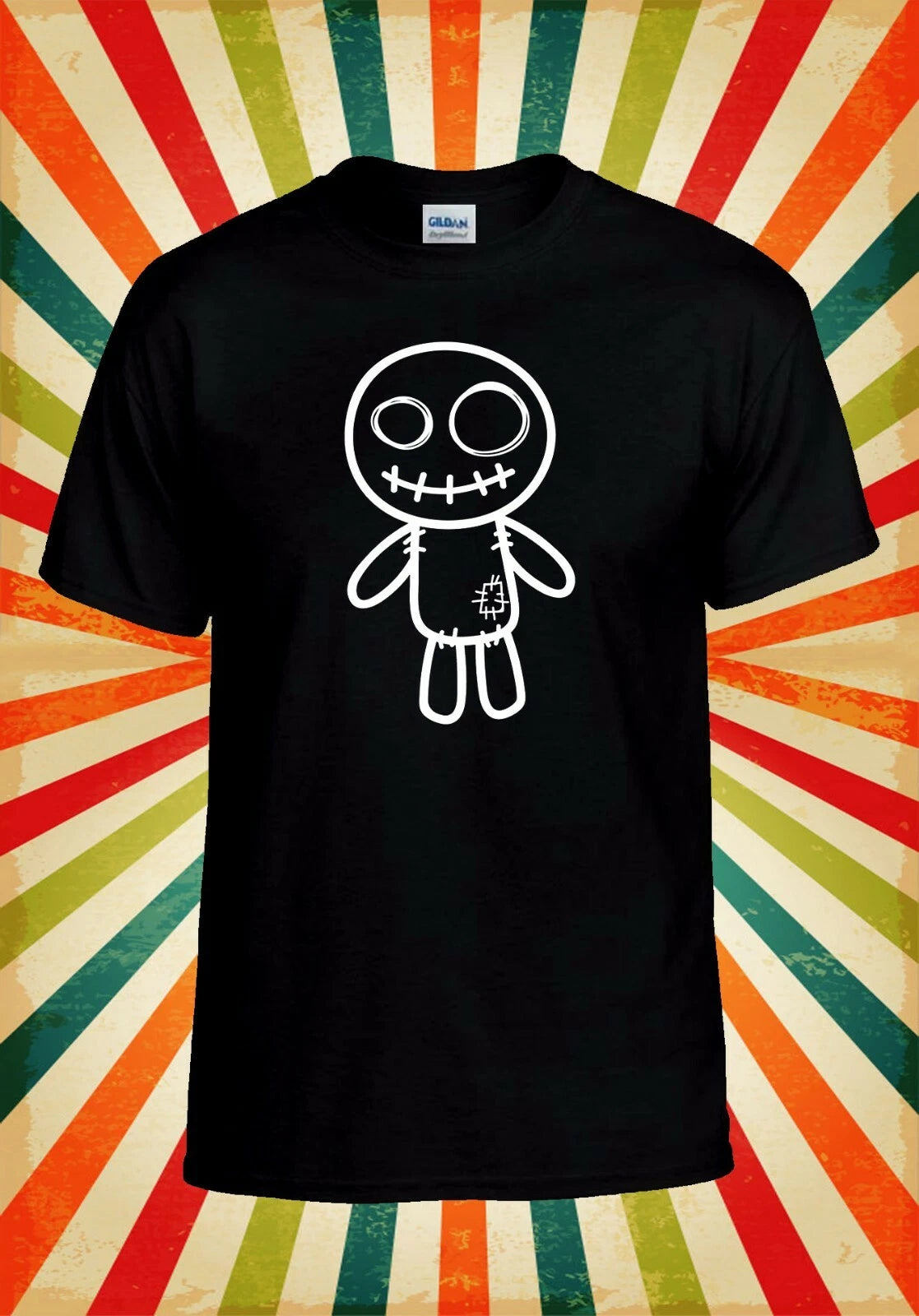 Cartoon Voodoo Doll Toy Funny Cool Men Women Vest Tank Top Unisex T Shirt 2252
