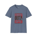 Straight Outta Coffee Funny T-Shirt, Coffee Lover Gift, Simple Graphic Tee