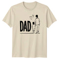 Stylish Retro Dad Mens T-Shirt Father and Child Fathers Day Gift For Him