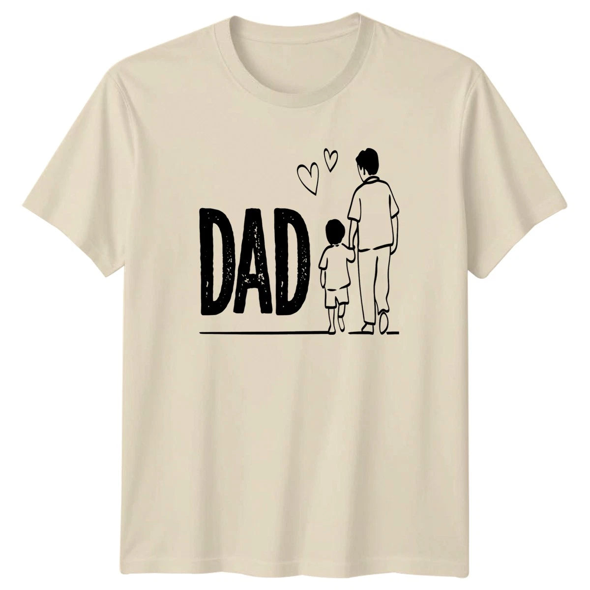 Stylish Retro Dad Mens T-Shirt Father and Child Fathers Day Gift For Him