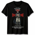 Knights Templar Prayer St Georges Day Unisex Cotton Tshirt