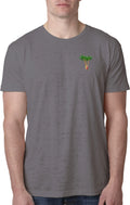 Buy Cool Shirts Palm Tree Patch Pocket Print Burnout Shirt