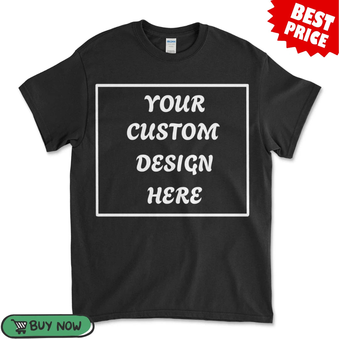 Personalized Custom T-Shirt Printing with your photo, text, logo, anything New