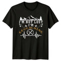Im Not Lost Im Geocaching T-Shirt Outdoor Adventure Geocaching Birthday Gift