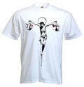 BANKSY COMMERCIAL JESUS T-SHIRT - Urban Art Graffiti - Sizes S to XXXL