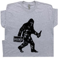 Funny Beer T Shirt Bigfoot Cool Sasquatch Men Women Vintage Alcohol Drinking