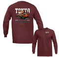Tokyo Underground Drift Imported Tuned Custom JDM Sports Car Graphic Long Sleeve