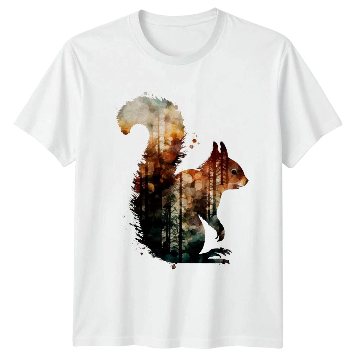 Squirrel T-Shirt Forest Nature Gift For Him And Her