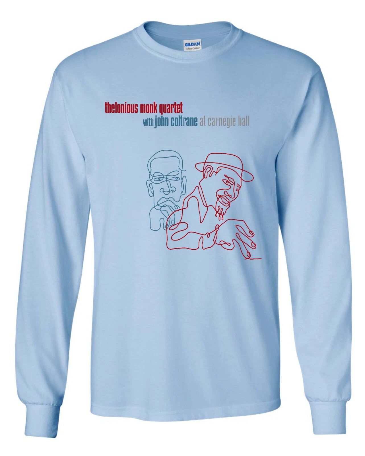 Thelonious Monk Long Sleeve T-Shirt - John Coltrane Carnegie Hall Jazz music