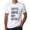 ULTRABASIC men's t-shirt coffee advice nap rehearsal coffee advice nap