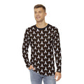 Zoolander Costume Male Model Geometric Pattern Mens Shirt Derek