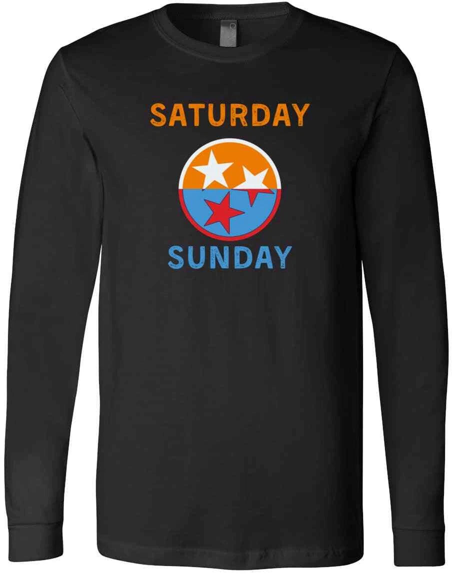 Tennessee Weekend Fan Of The Vols Football Orange White Flag Trendy T-Shirt