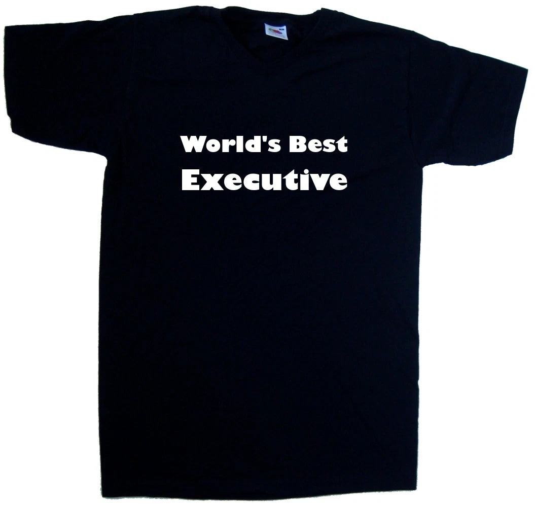 World's Best Executive V-Neck T-Shirt