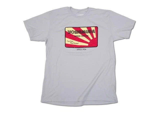 GENUINE YOSHIMURA SPEED CENTER CASUAL T-SHIRT SILVER