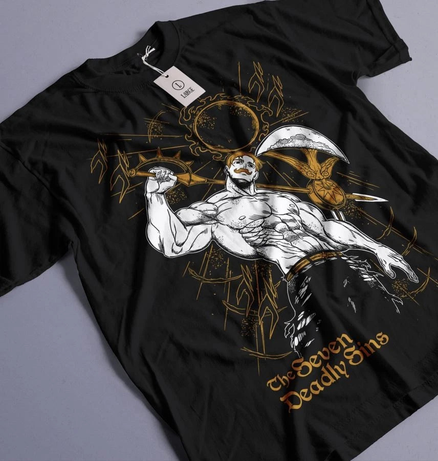 Escanor The Seven Deadly Sins,nanatsu taizai,Hawk,Ban,Anime Unisex Soft T-Shirt
