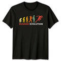Runner Evolution T-Shirt Track Field Running Birthday Gift For Him And Her