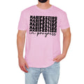 Manifesting Progress Mens T-Shirt Motivational Quote Funny Gift For Him
